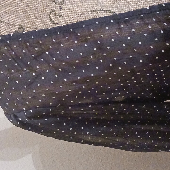 Polka Dot Tie Front Top - Picture 7 of 11